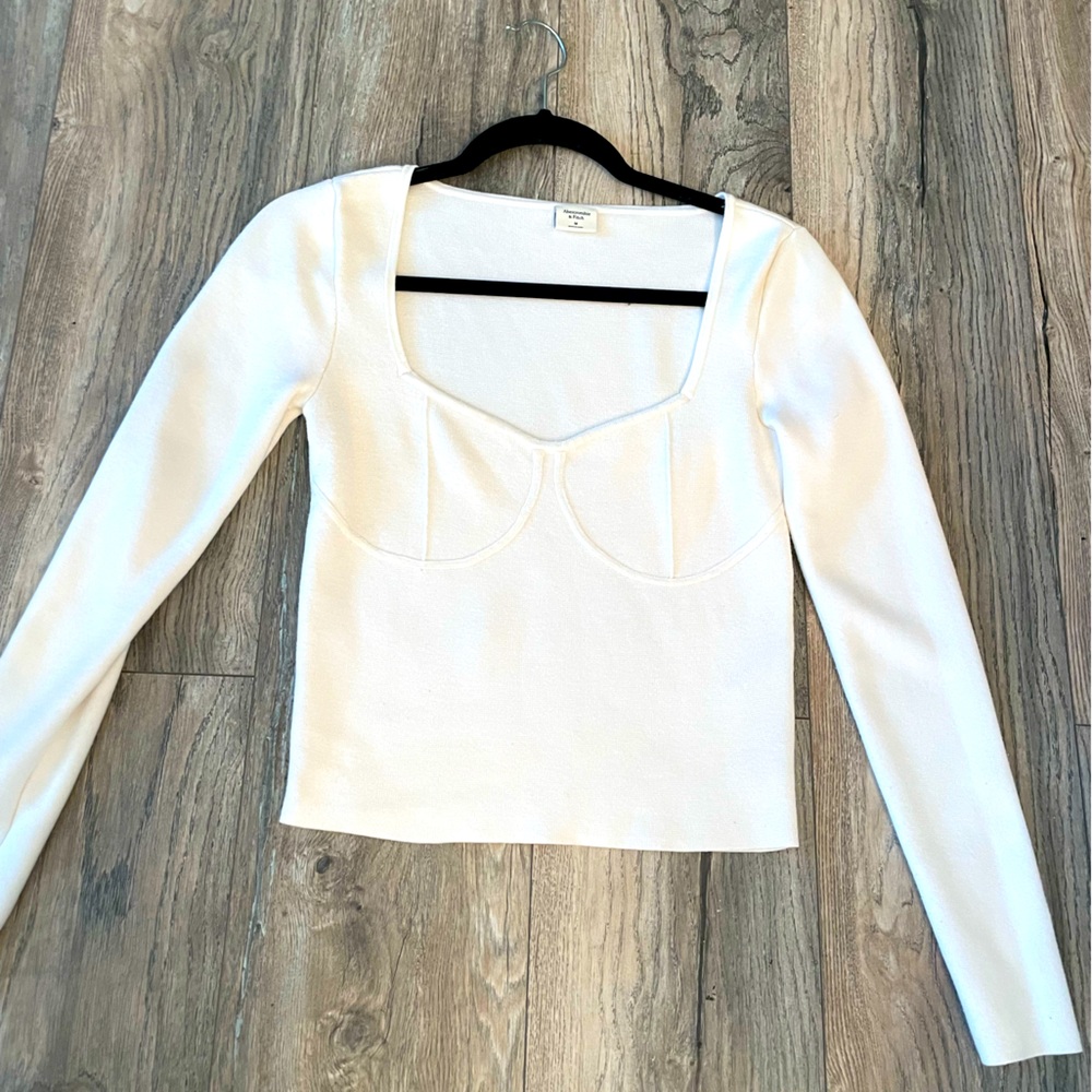 Abercrombie plunge neck shirt, perfect condition